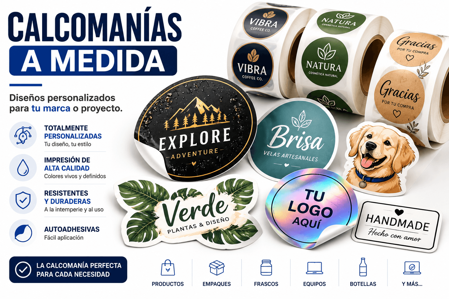 Calcomanías a Medida
