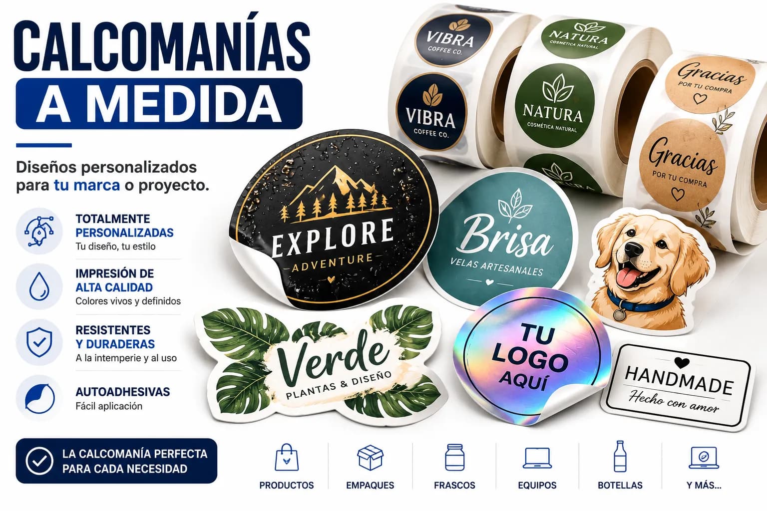 Calcomanías a Medida